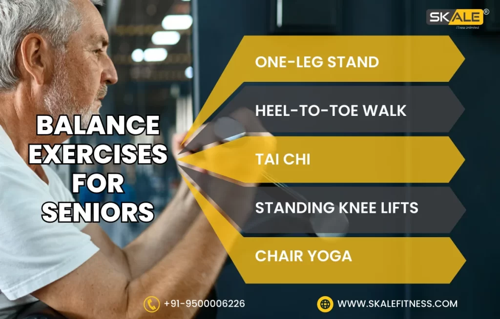 balance exercises for seniors | Skale Fitness